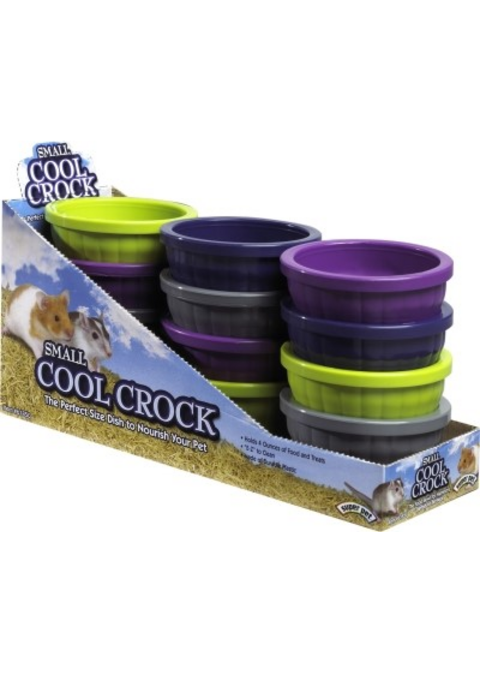 Kaytee Kaytee Cool Crock Small Pet Bowl Assorted Colors