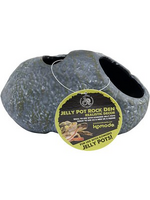 Komodo Komodo Jelly Pot Rock Den for Feeding Reptiles - Small