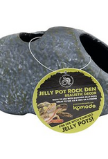 Komodo Komodo Jelly Pot Rock Den for Feeding Reptiles - Small