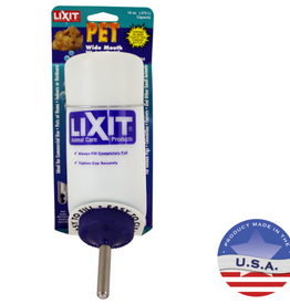 Lixit Lixit Wide-Mouth Small Animal Water Bottle  16oz.