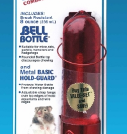 Oasis Bell Bottle with Basic Hold Guard for Small Animals - 8 oz.