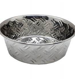 Ethical Pet Spot Criss-Cross Stainless Steel No-Skid Dog Bowl  1 Each/32 Oz
