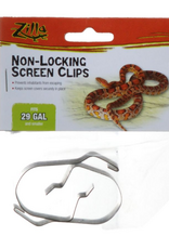 Zilla Zilla-Screen Cover Clips- Black 5-29 Gallon