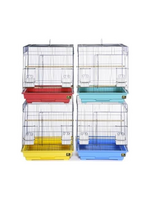 Prevue Pet Products Prevue Square Top Bird Cage Assorted Colors 18" X 14"