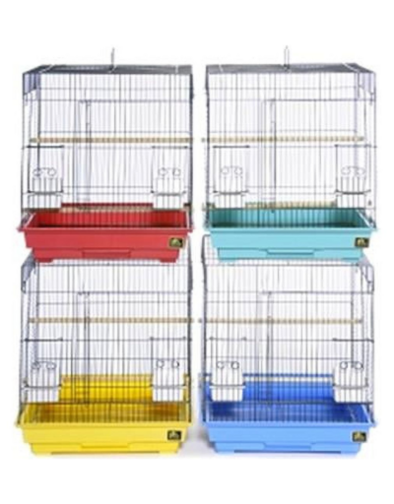 Prevue Pet Products Prevue Square Top Bird Cage Assorted Colors 18" X 14"
