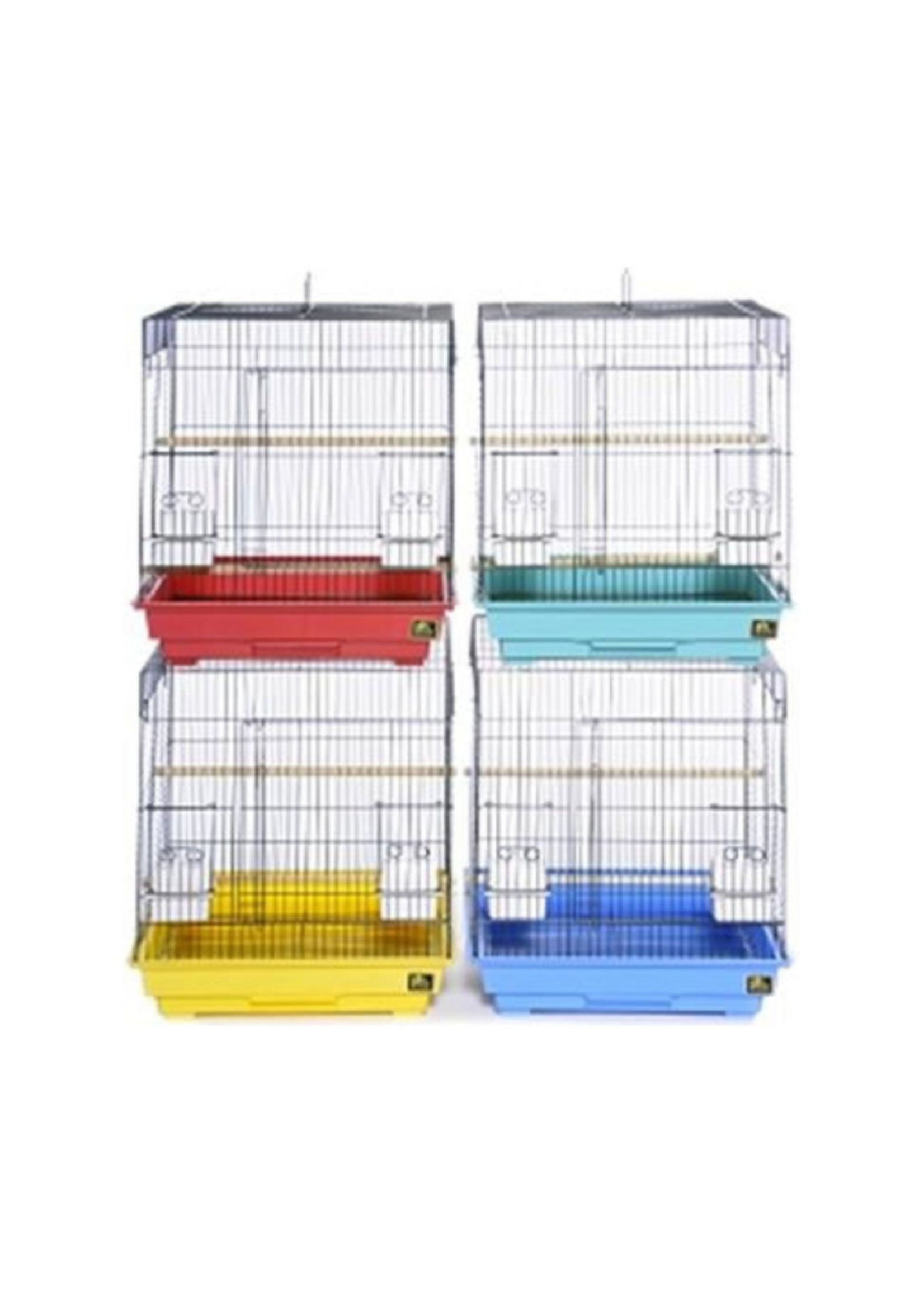 Prevue Pet Products Prevue Square Top Bird Cage Assorted Colors 18" X 14"