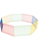 Prevue Pet Products Prevue Pet Multi-Color 8-Panel Small Animal Pet Playpen, 9 Inches
