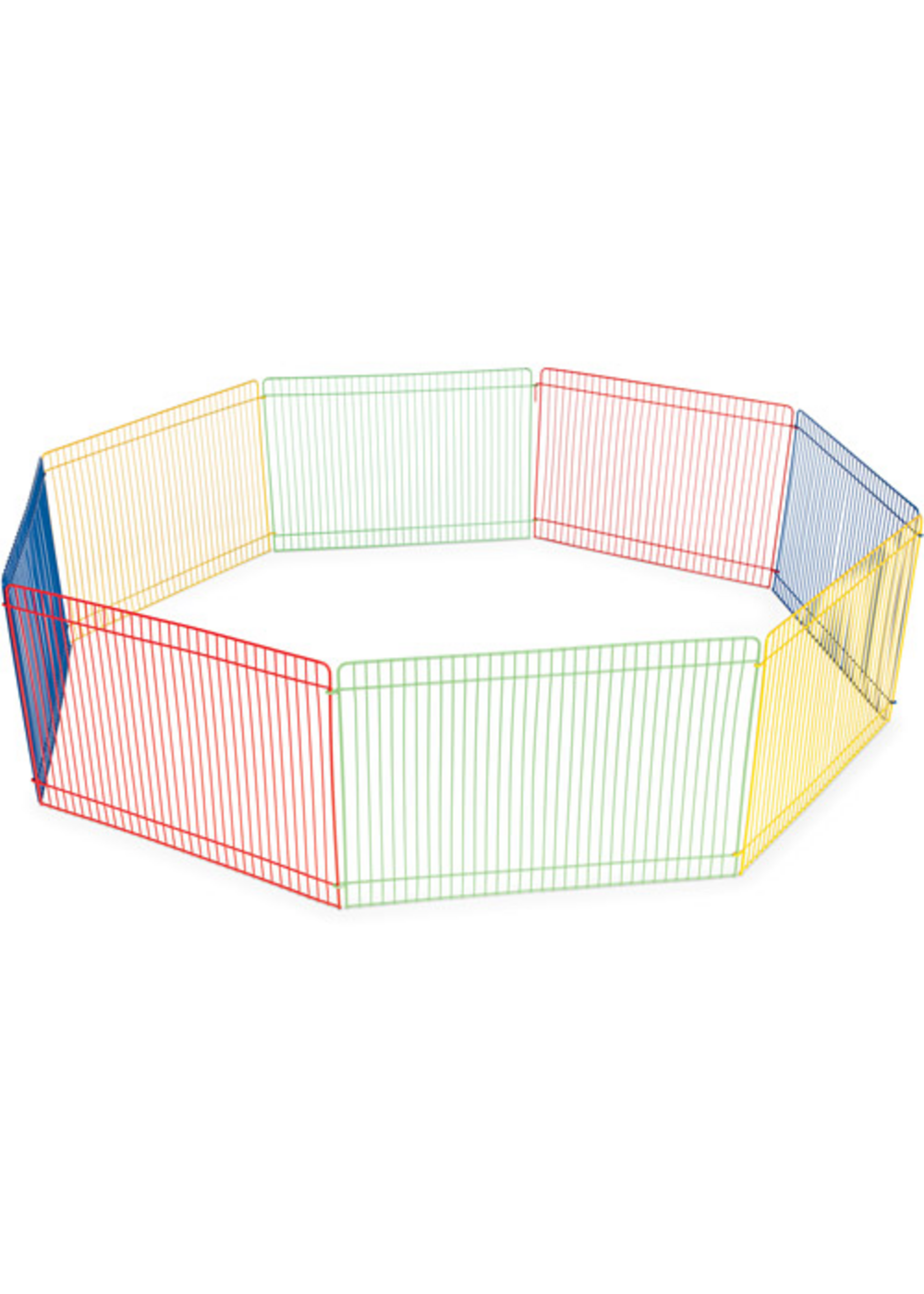 Prevue Pet Products Prevue Pet Multi-Color 8-Panel Small Animal Pet Playpen, 9 Inches