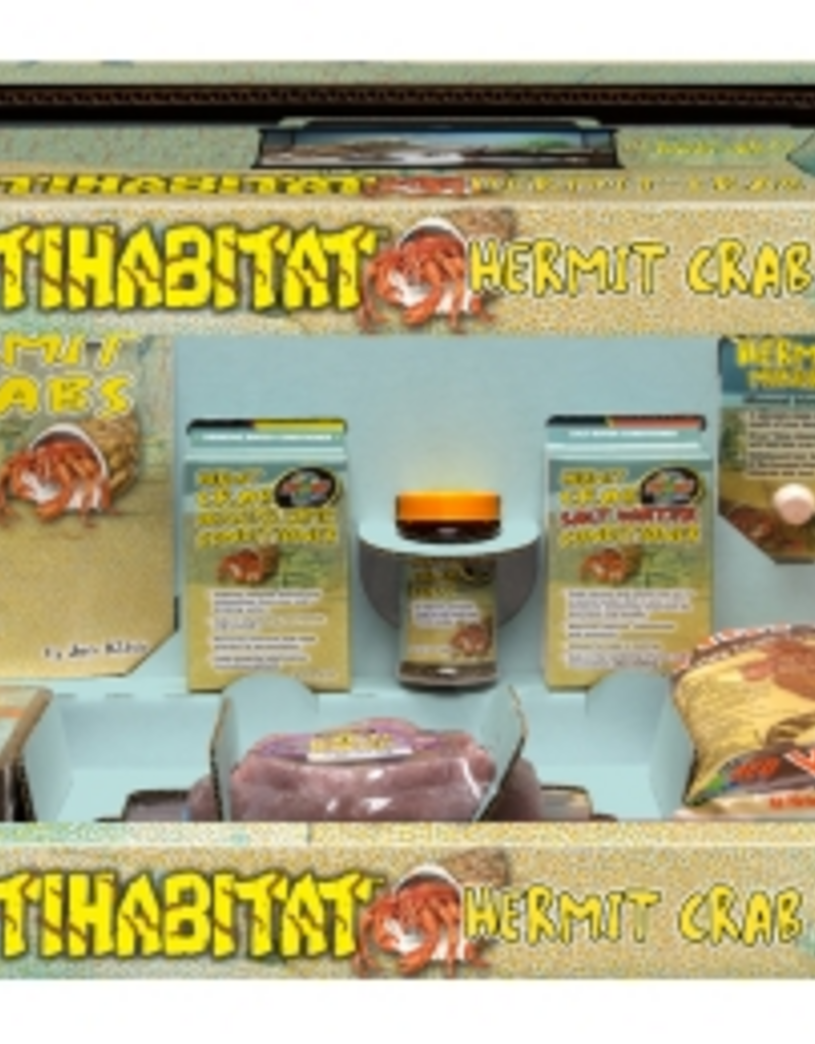 Zoo Med ZooMed ReptiHabitat Hermit Crab Kit - 11.5 L X 21.5 W X 12 H, 20.2 LB