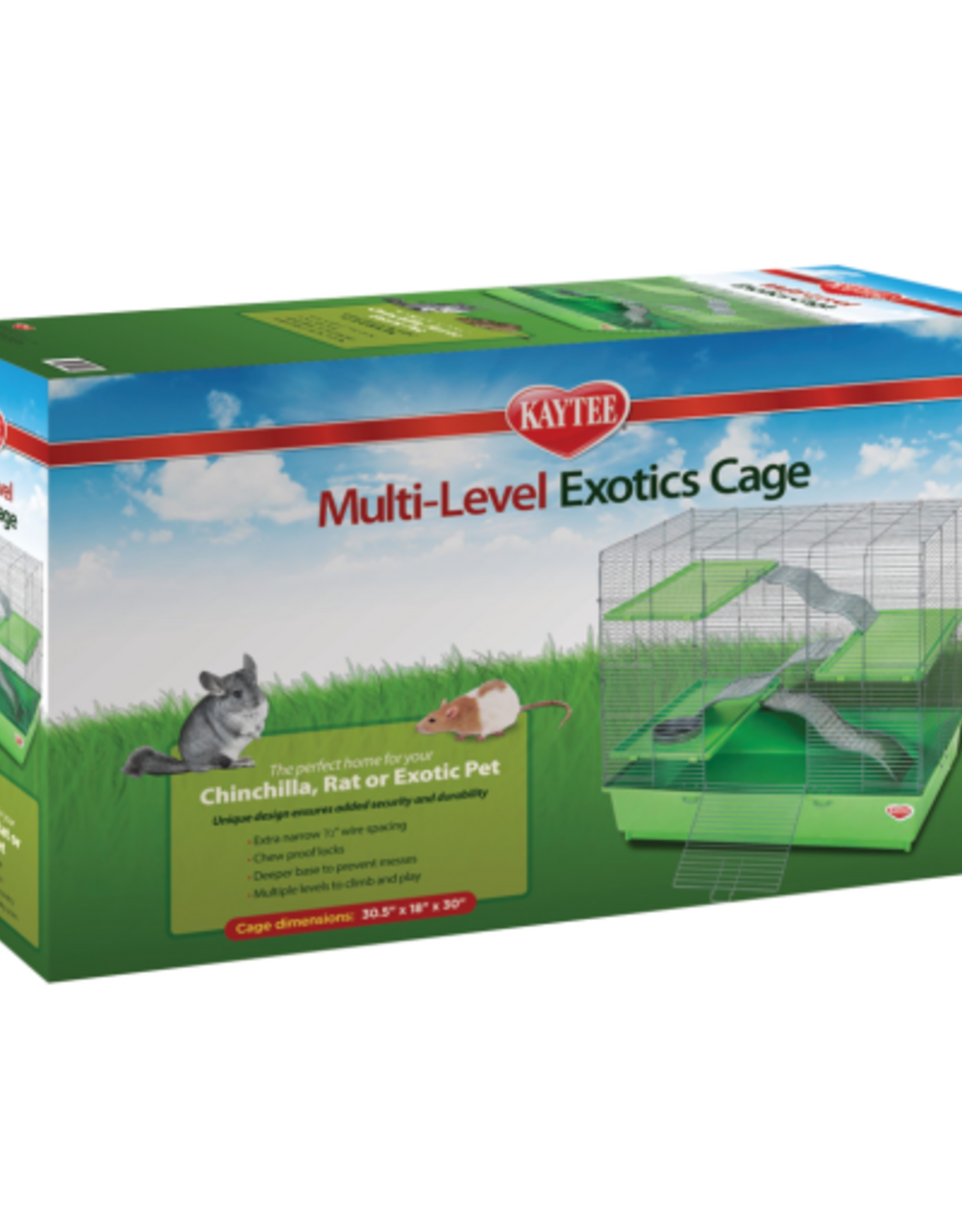 Kaytee Kaytee My First Home Habitat Multi-Level Cage - 30.5" X 18" X 30"
