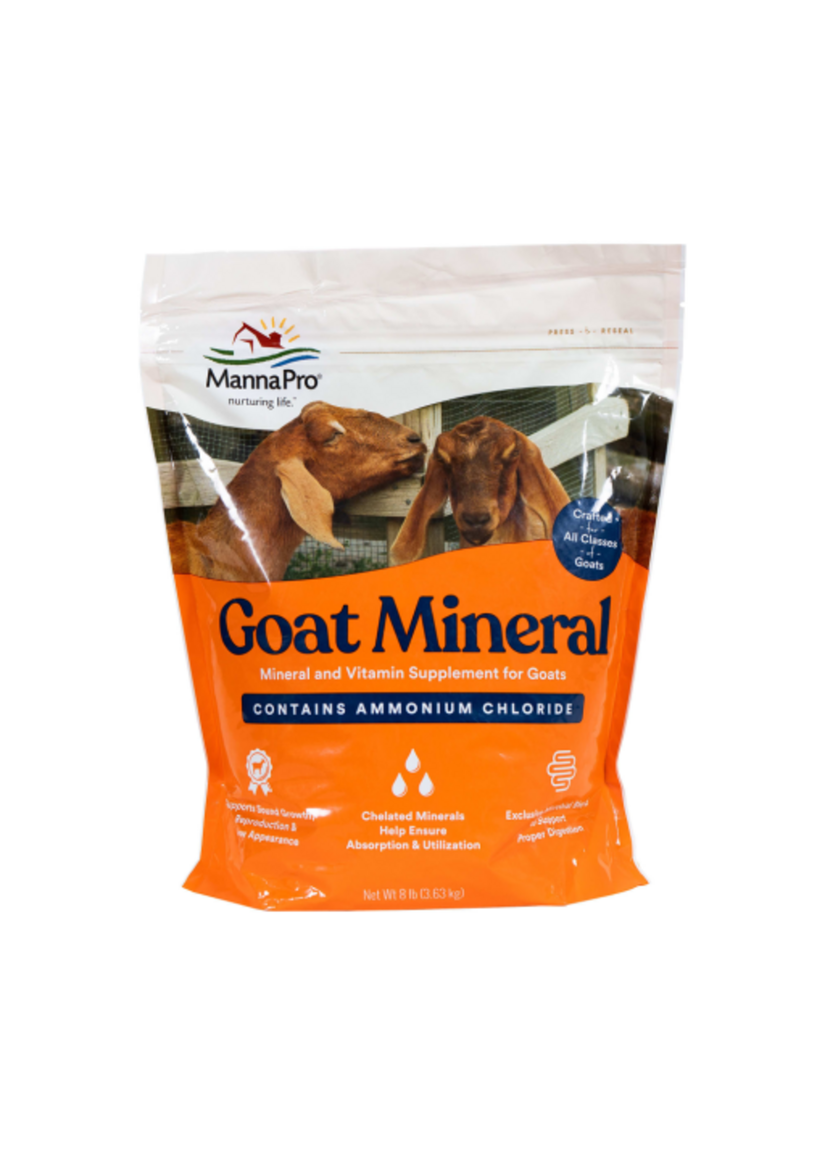 Manna Pro Manna Pro Goat Mineral Supplement  for All Classes of Goats  8 lbs