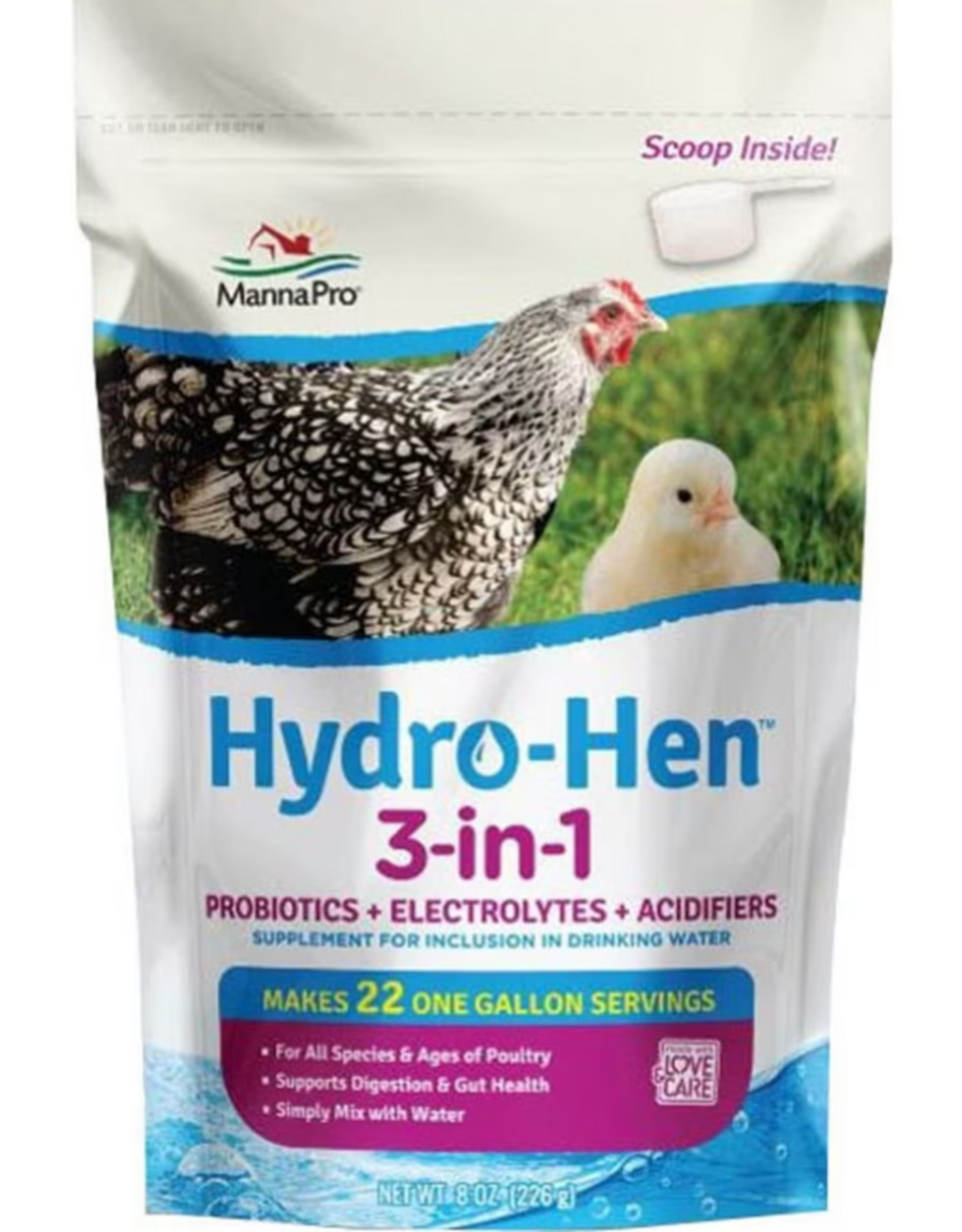 Manna Pro Manna Pro Hydro-Hen 3-in-1 Water Supplement  8oz