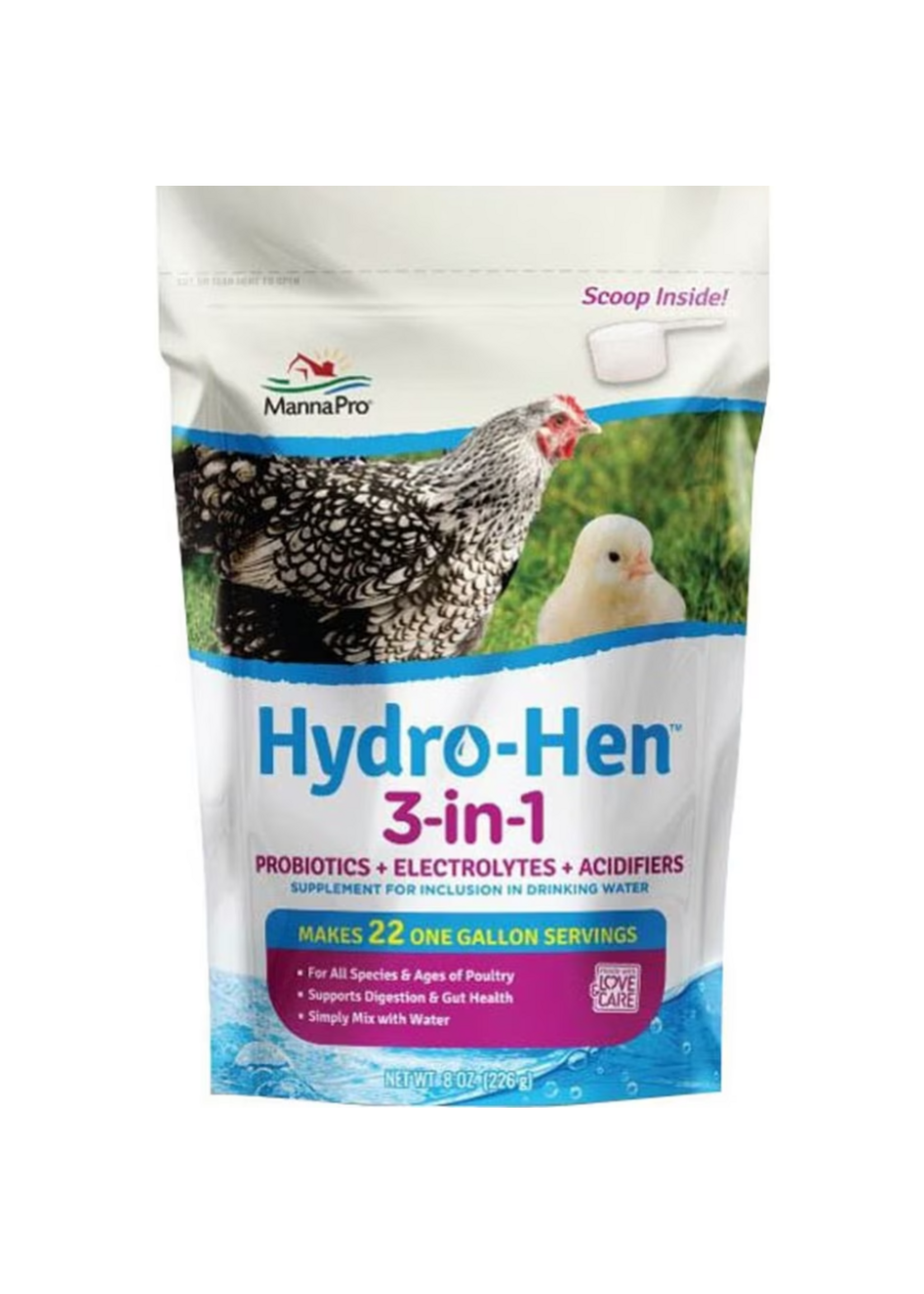 Manna Pro Manna Pro Hydro-Hen 3-in-1 Water Supplement  8oz