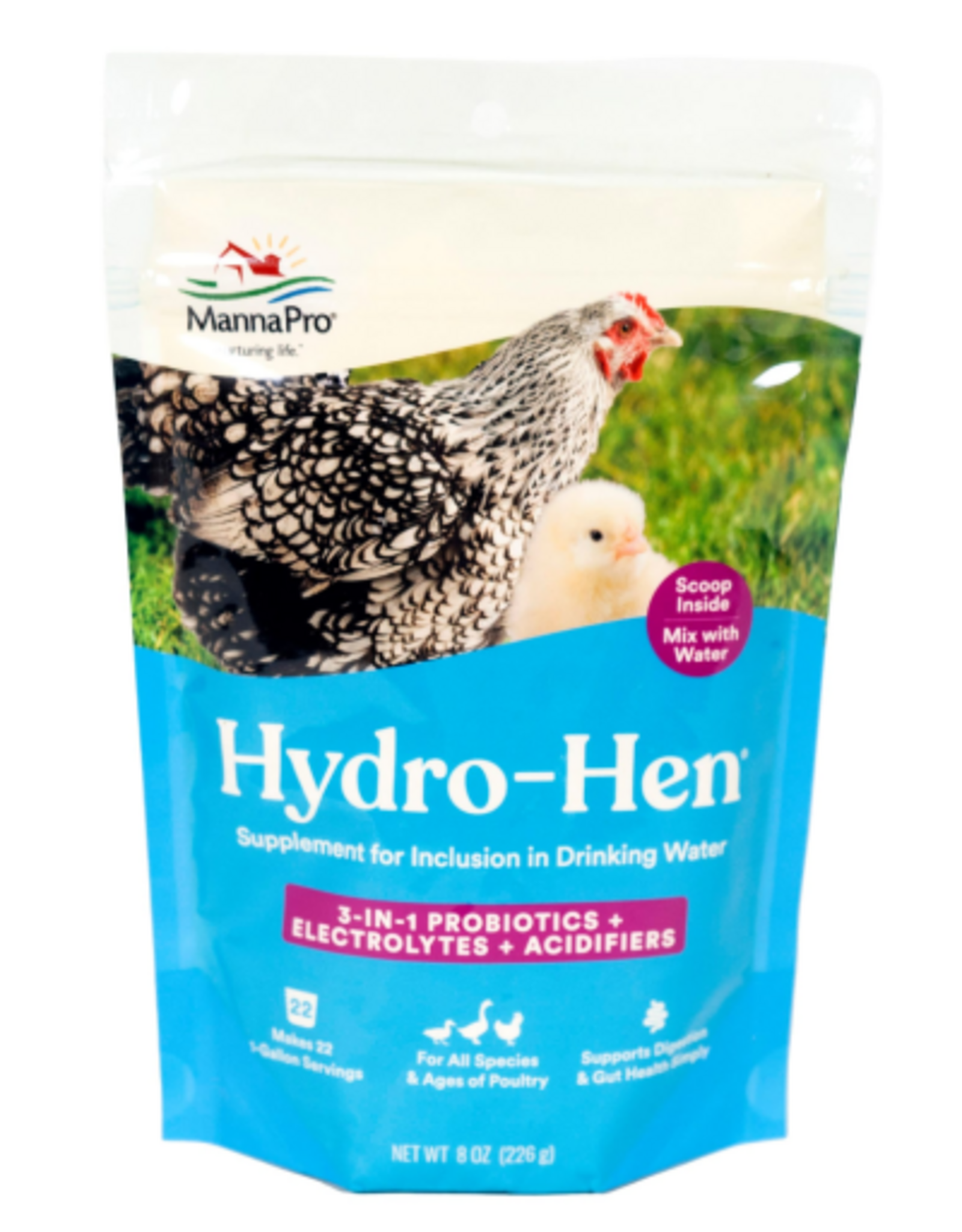 Manna Pro Manna Pro Hydro-Hen 3-in-1 Water Supplement  8oz