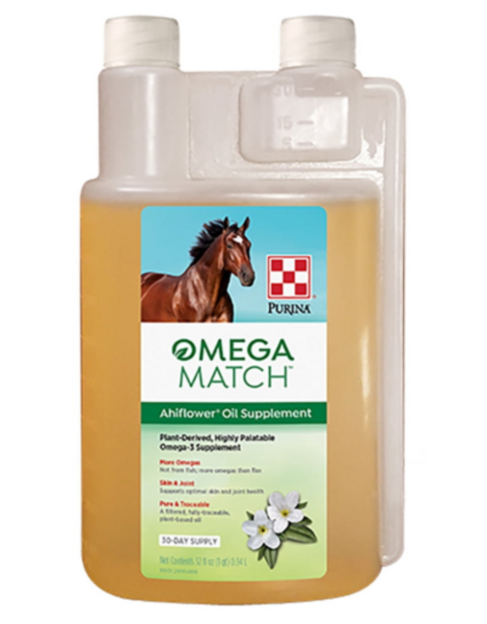 Purina Mills Purina Mills Omega Match Ahiflower Oil - 32 OZ