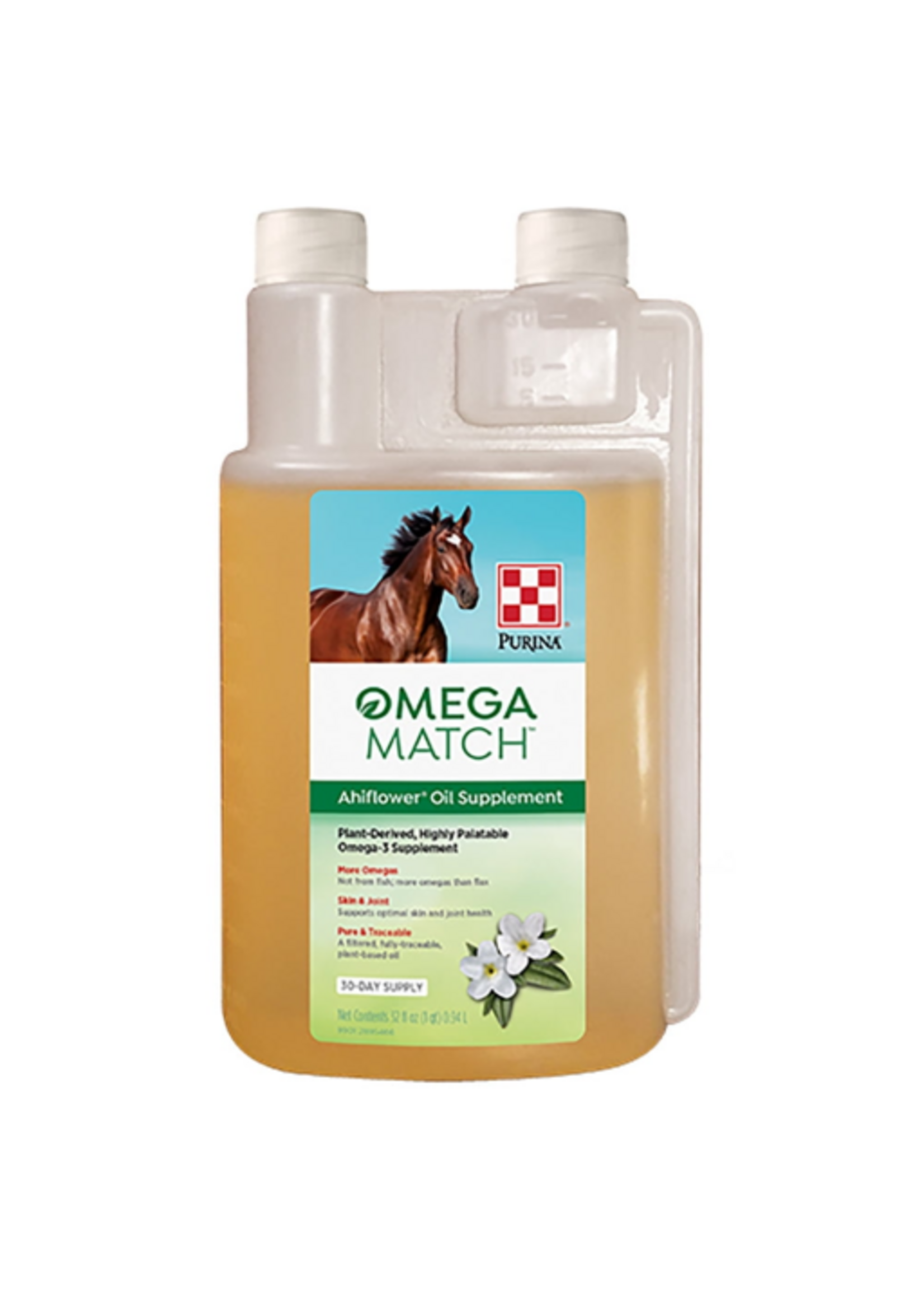 Purina Mills Purina Mills Omega Match Ahiflower Oil - 32 OZ