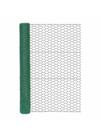 Garden Zone Garden Zone 36in H x 25ft L Vinyl Coated Poultry Hex Wire Netting with 1in Mesh