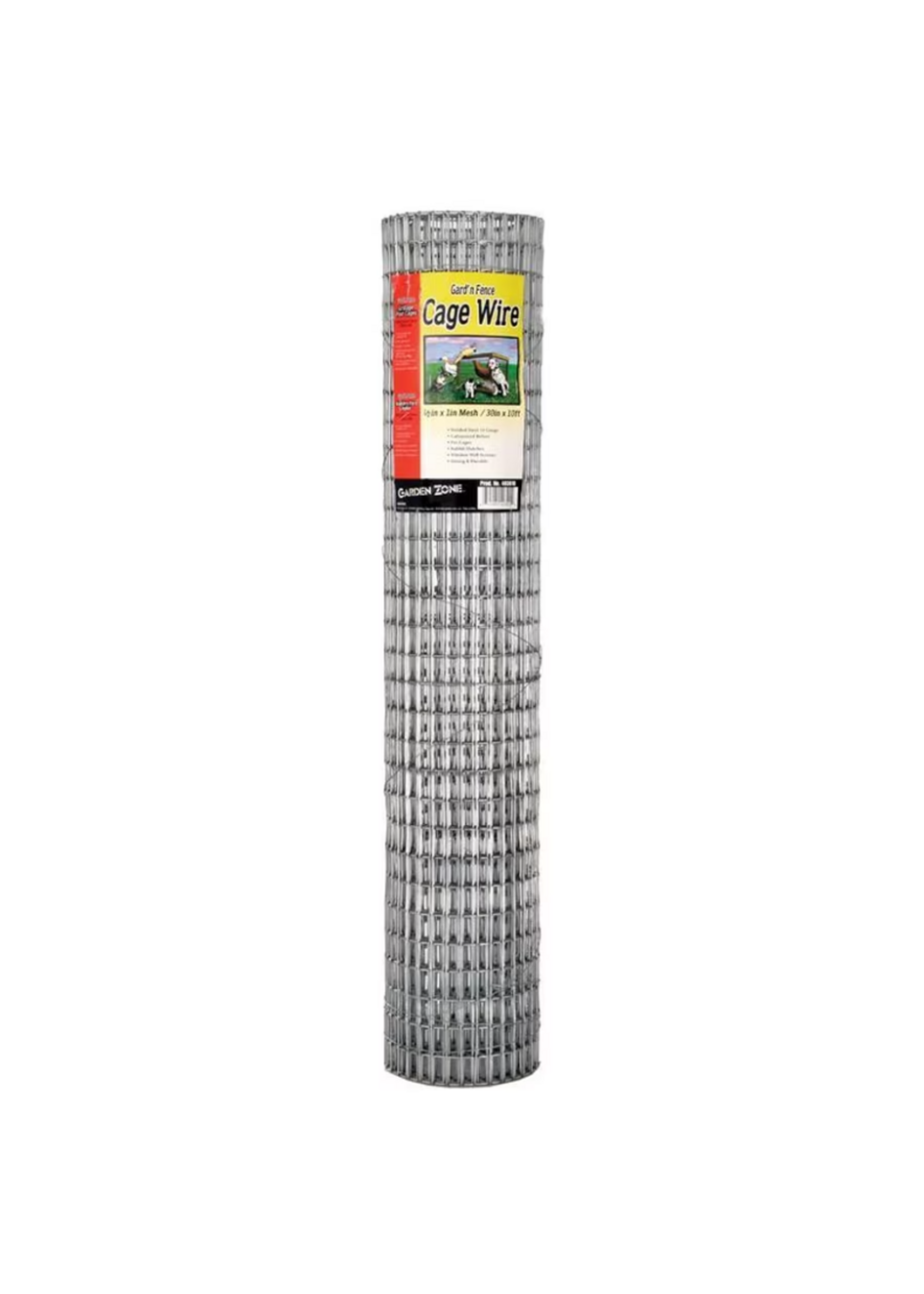 Garden Zone Garden Zone Gray Steel Welded Wire 1/2"X1" Mesh, 30in. H, 10ft Roll