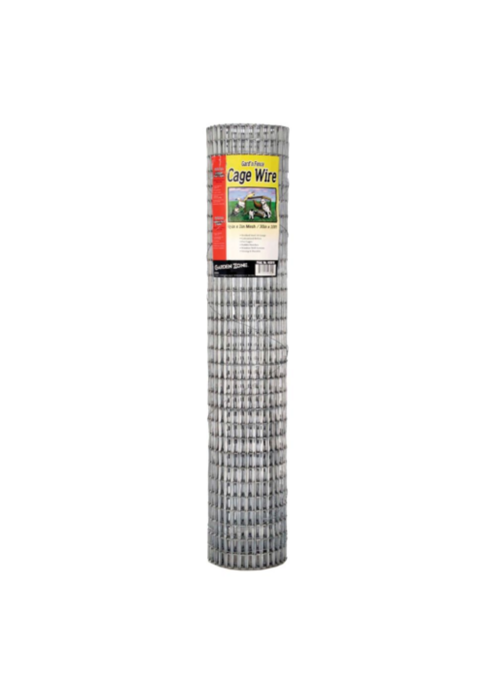 Garden Zone Garden Zone Gray Steel Welded Wire 1/2"X1" Mesh, 30in. H, 10ft Roll
