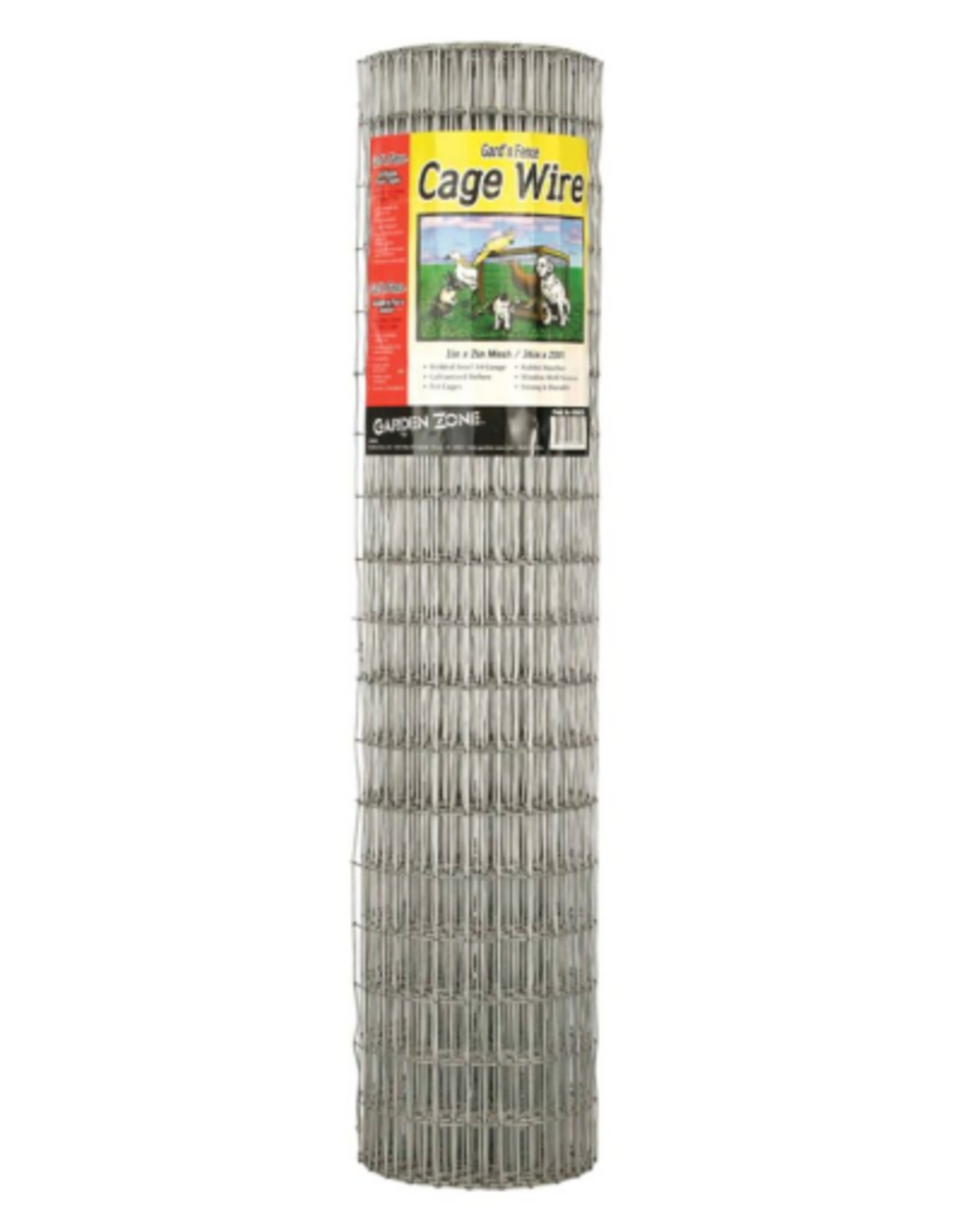 Garden Zone Garden Zone Welded Wire 36" Hx 25ft Roll, 1x2" Mesh, 14-Gauge