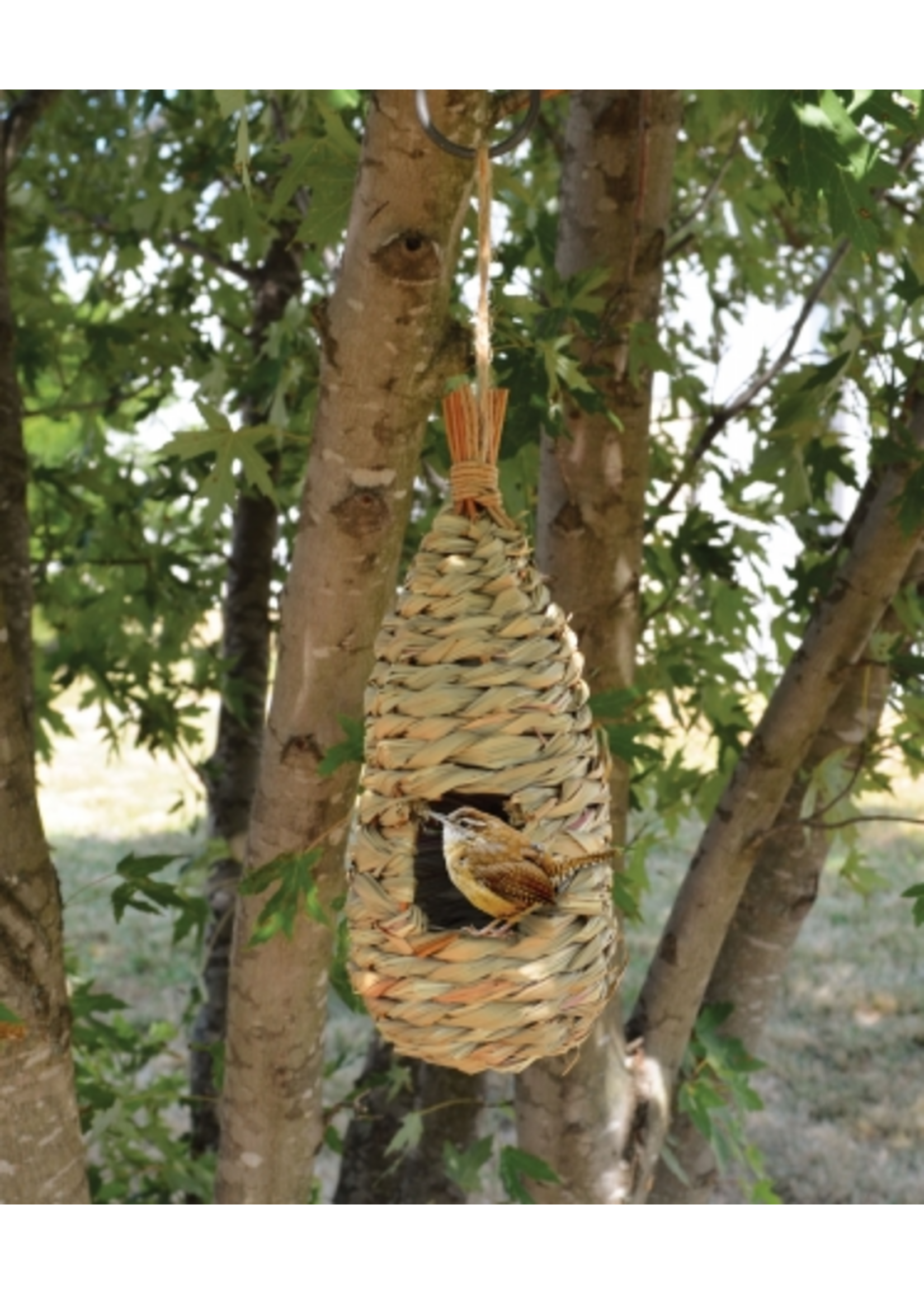 Songbird Essentials Songbird Essentials Organic Roosting Pocket, Reed Grass Teardrop