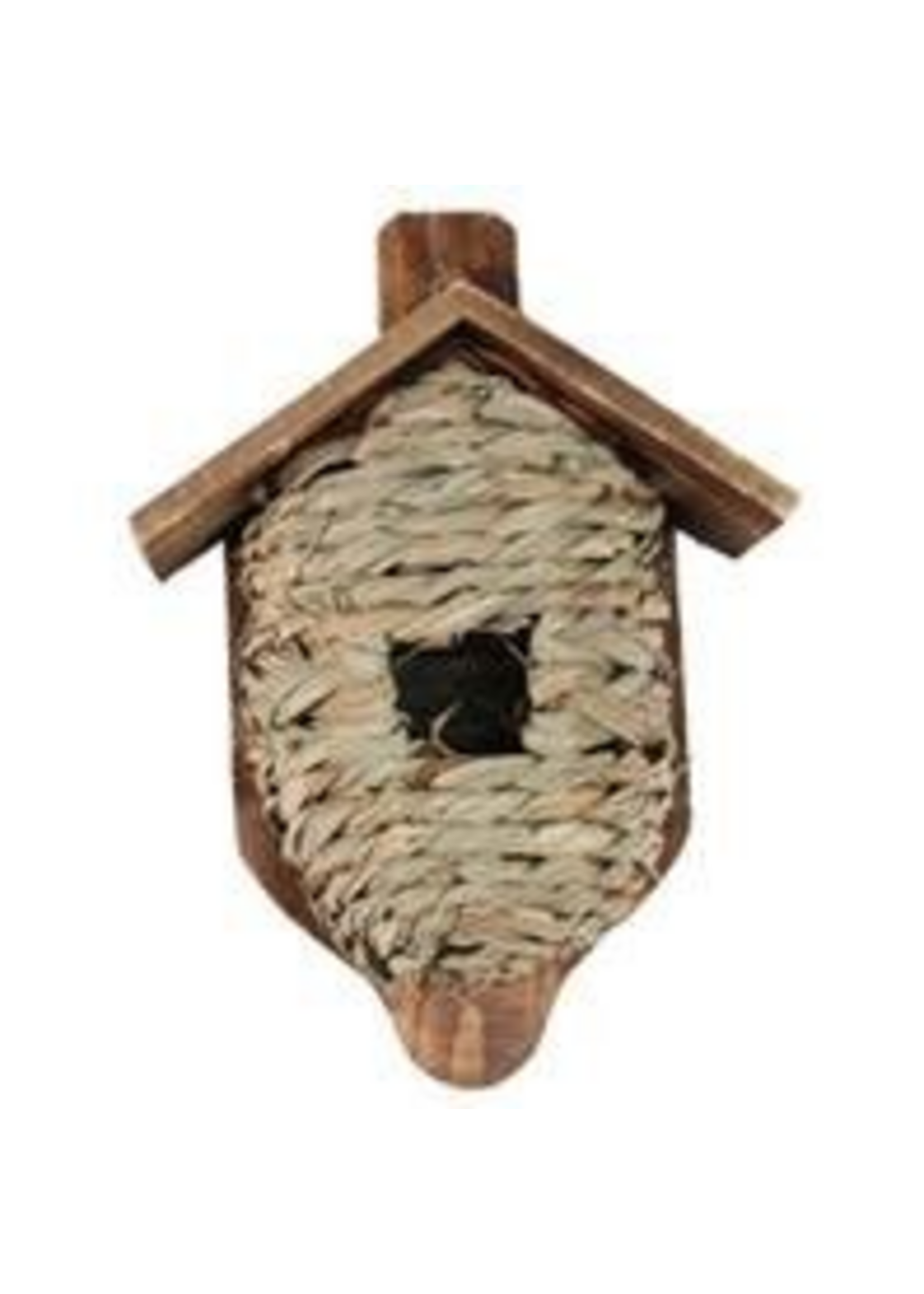 Songbird Essentials Songbird Essentials Mounted Grass Roosting Pocket with Roof