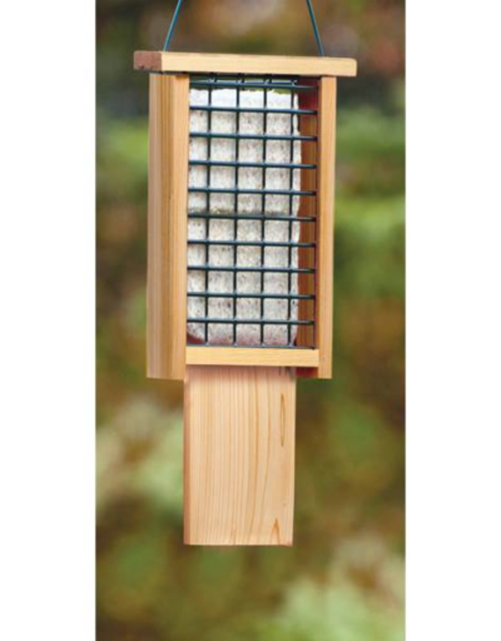 Panacea Woodlink Tail-Prop Double Suet Feeder