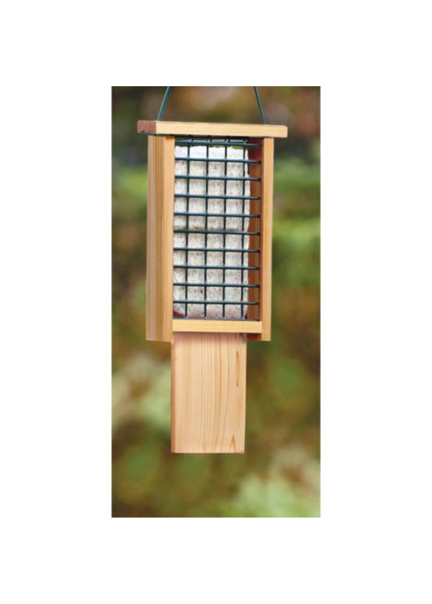 Panacea Woodlink Tail-Prop Double Suet Feeder
