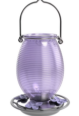Nature's Way Lilac Dreams Antique Glass Hummingbird Feeder 29 Oz