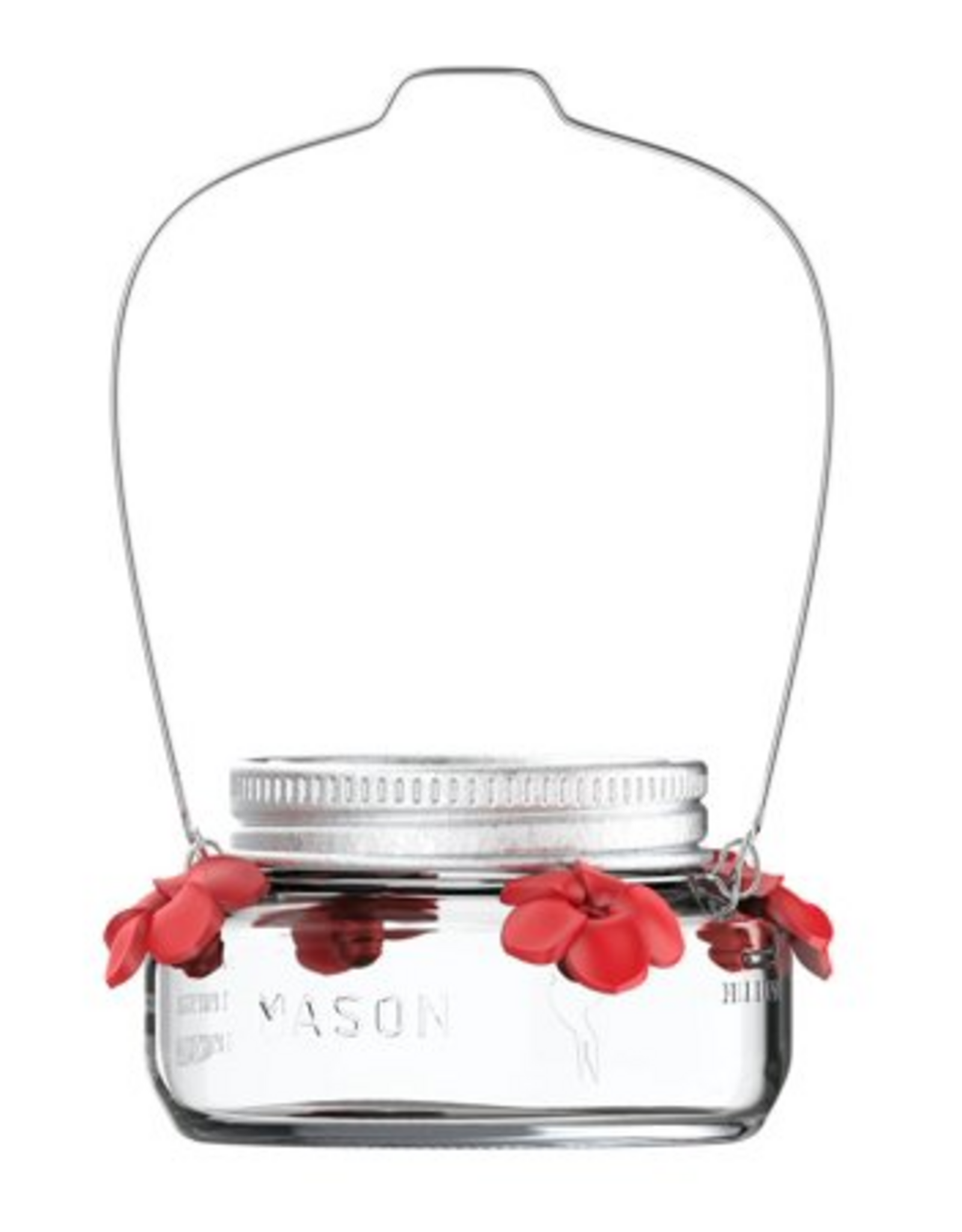Nature's Way Nature's Way Bird Products 6oz Mason Jar Hummingbird Glass Feeder 2.5"