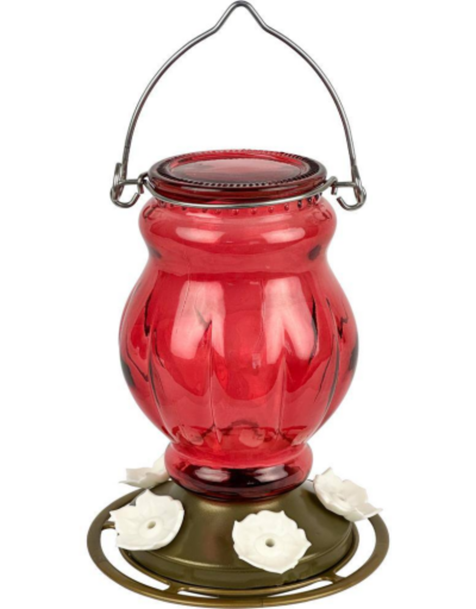 Nature's Way Nature's Way Ruby Visions Antique Glass Hummingbird Feeder - 25 oz