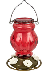 Nature's Way Nature's Way Ruby Visions Antique Glass Hummingbird Feeder - 25 oz