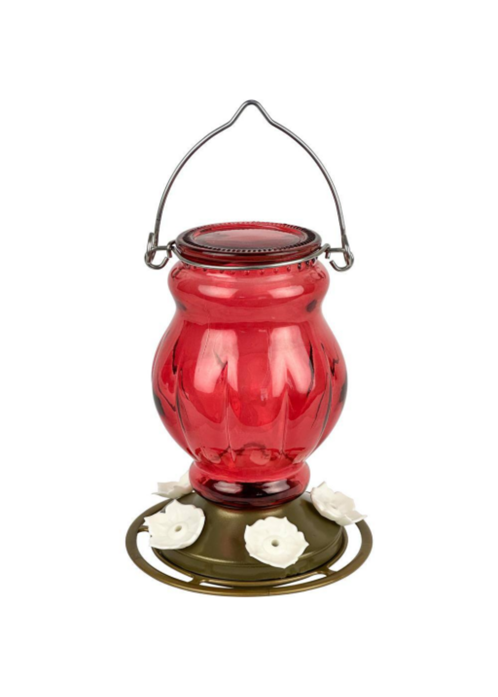 Nature's Way Nature's Way Ruby Visions Antique Glass Hummingbird Feeder - 25 oz