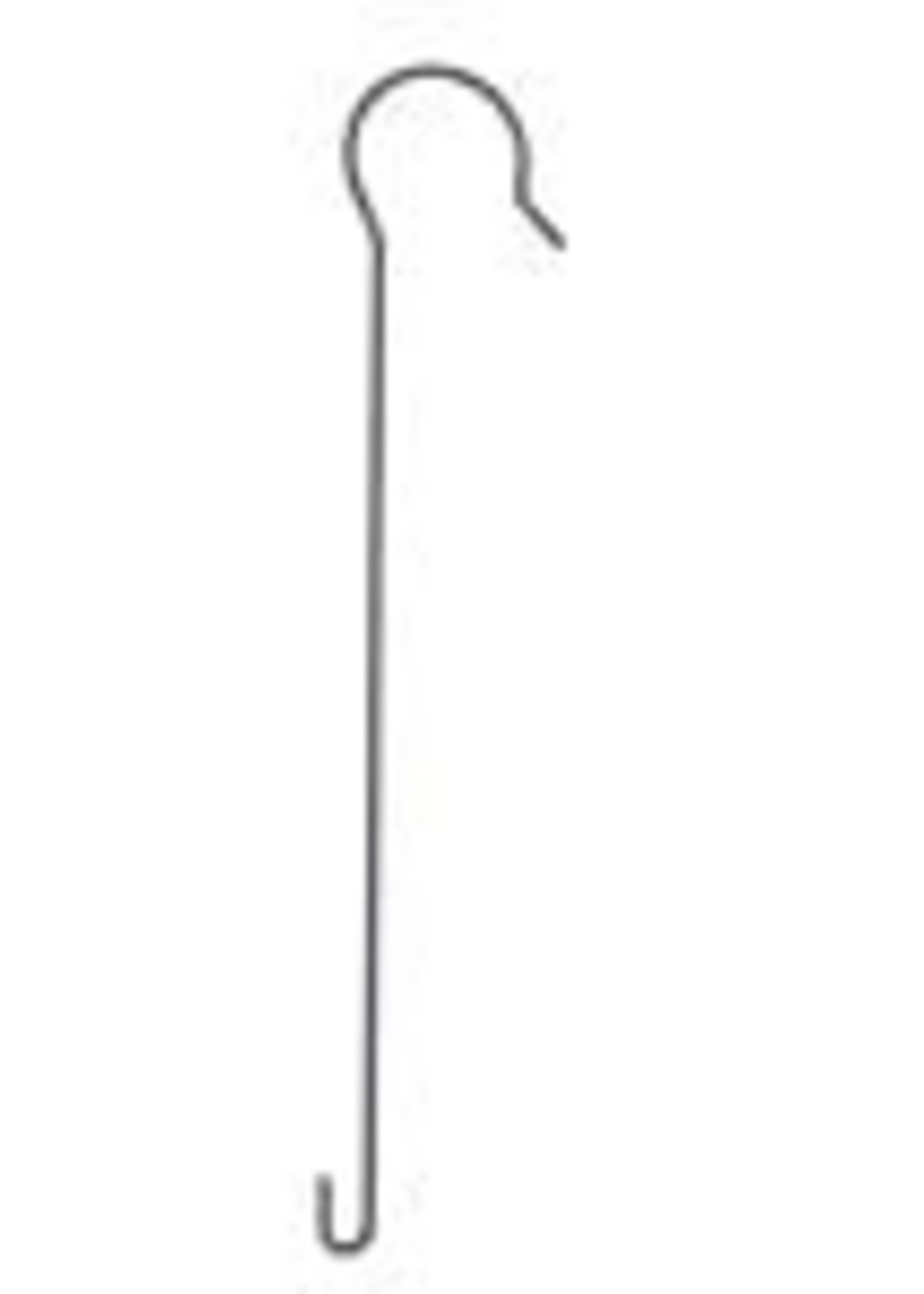 Panacea Woodlink Black Steel 36 in. H S-Hook Plant Hook