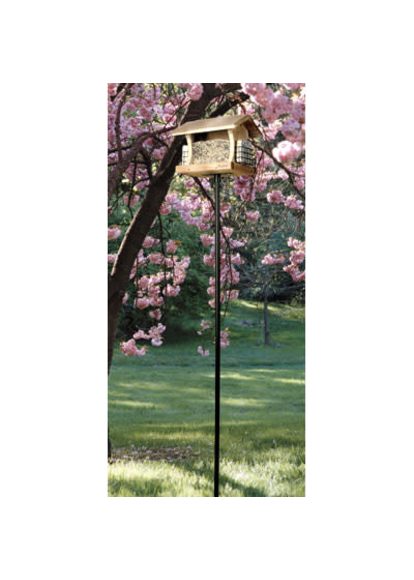 Panacea Woodlink HDPOLE 3 Piece 72 Inch Bird Feeder Birdhouse Mounting Pole