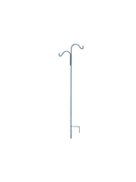 The Hookery The Hookery Black Steel 84 in. H Double Crook Plant Hook
