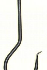 The Hookery The Hookery Powdercoated Steel Ceiling Hook - Black, 5"