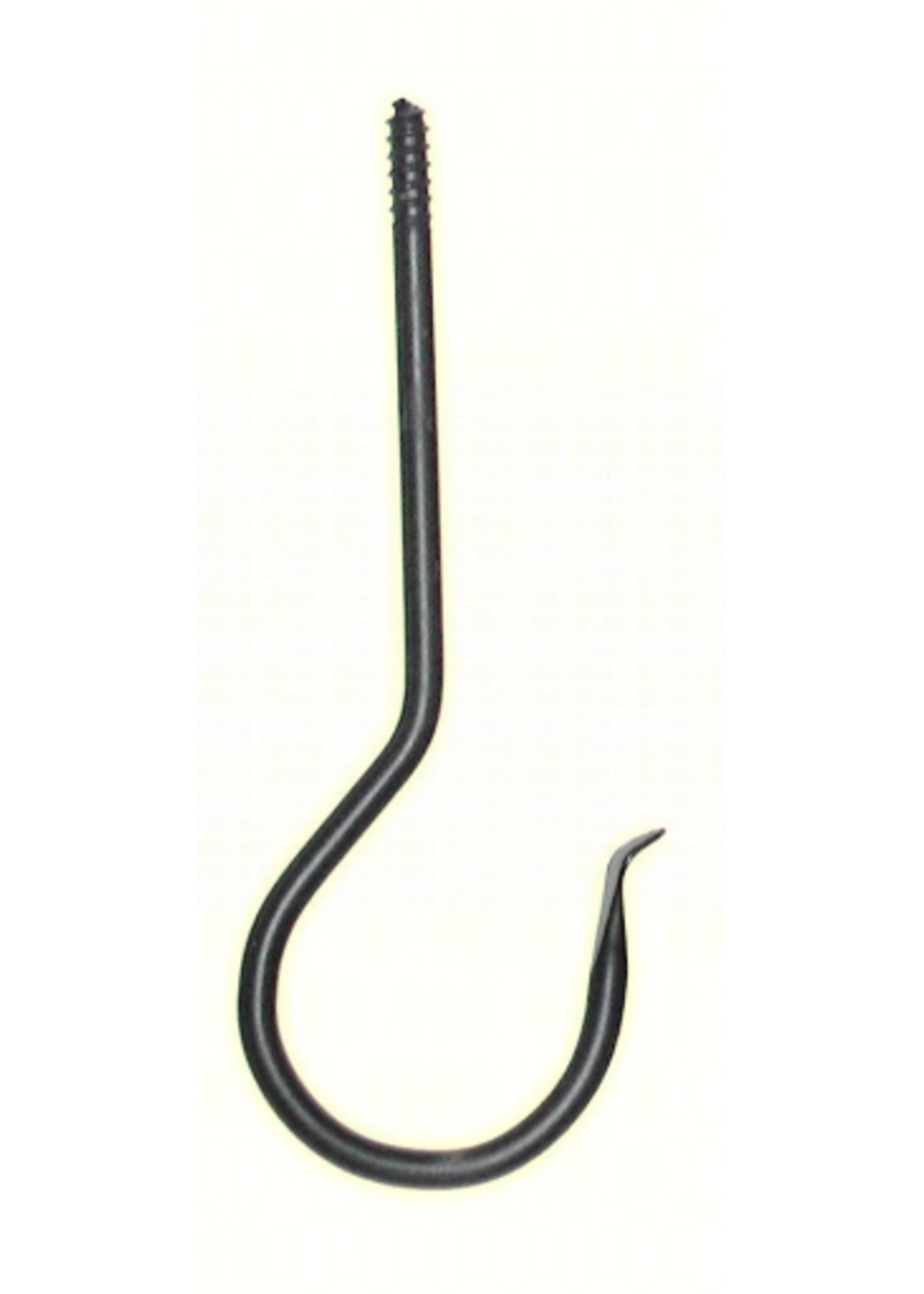 The Hookery The Hookery Powdercoated Steel Ceiling Hook - Black, 5"