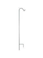 The Hookery The Hookery Single Shepherd Garden Hook 84 Inch - Black