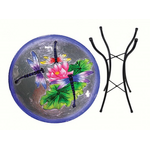 Songbird Essentials Songbird Essentials Dragonfly Trio Bird Bath with Stand 18 in