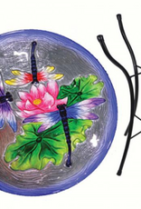 Songbird Essentials Songbird Essentials Dragonfly Trio Bird Bath with Stand 18 in