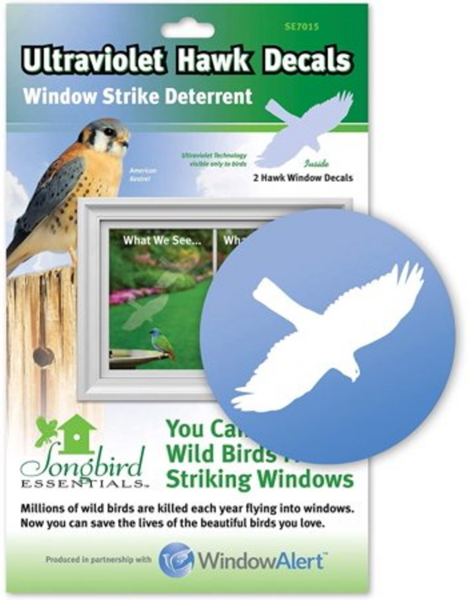 Songbird Essentials Songbird Essentials Window Hawk Transparent