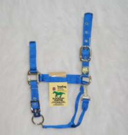 Hamilton Hamilton 3-5 1 Adj Chin Halter W Snap Blue Yearling - 1DAS YRBL