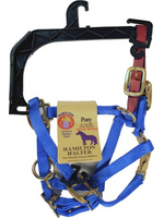 Hamilton Hamilton Adjustable Halter with Latigo Overlay & Snap