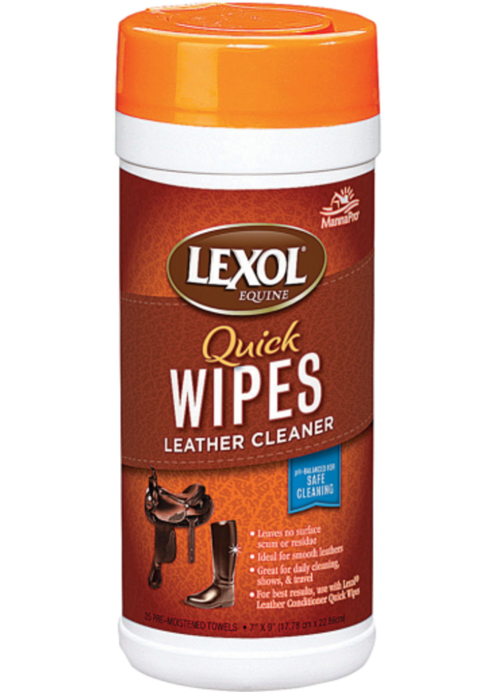 Manna Pro Lexol Leather Cleaner Quick Wipes