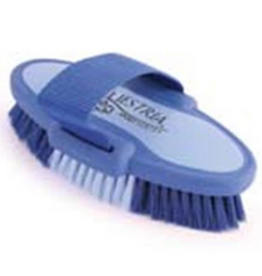 Desert Equestrian Desert Equestrian Sport Oval Body Brush - Blue - 6.75 Inch Small