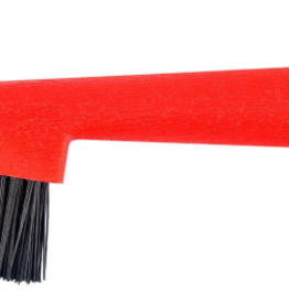 Partrade Hoof Pick & Brush Color: Red