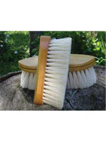 Desert Equestrian Desert Equestrian Legends Showite Pocket-size Body Brush- White 6.375 Inch