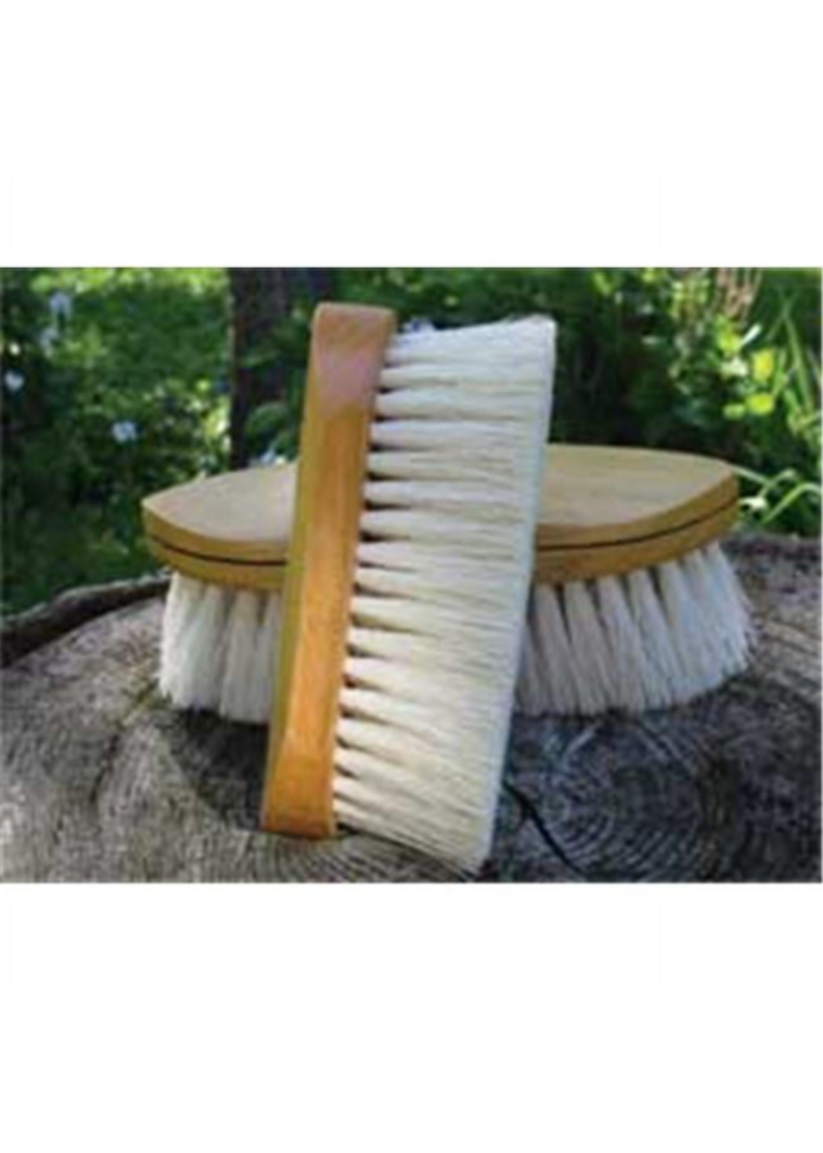 Desert Equestrian Desert Equestrian Legends Showite Pocket-size Body Brush- White 6.375 Inch