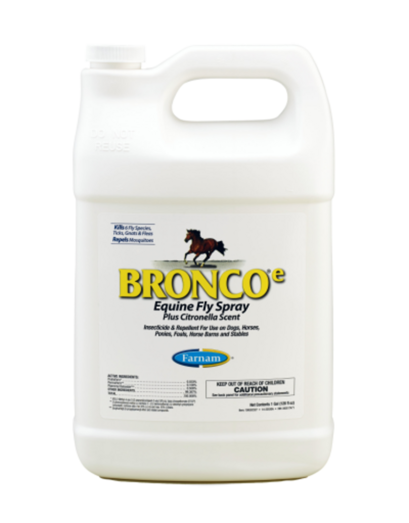 Farnam Farnam Bronco Water-Based Fly Spray for Horses - 128 oz.